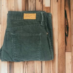 Levi’s green corduroy pants